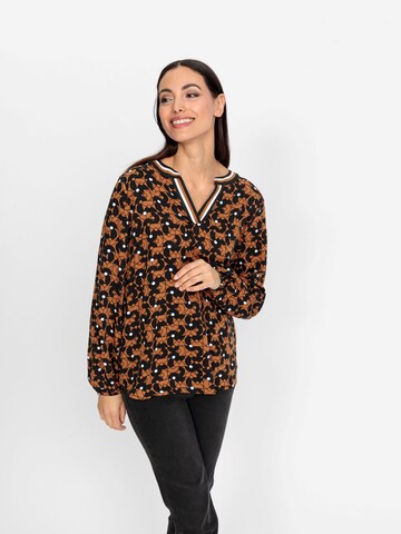 heine Blouse in Bruin: voorkant