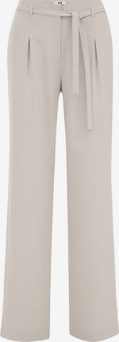 Largi Pantaloni cutați de la WE Fashion pe bej: față