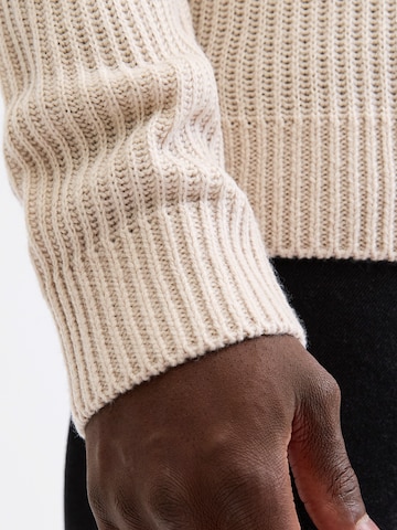 Pull-over 'JREBROWEN' JJ Rebel en beige