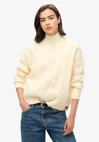 Superdry & Co Pulóver - bézs: elől