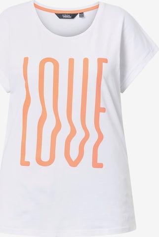 Ulla Popken Shirt in Weiß: Vorderseite