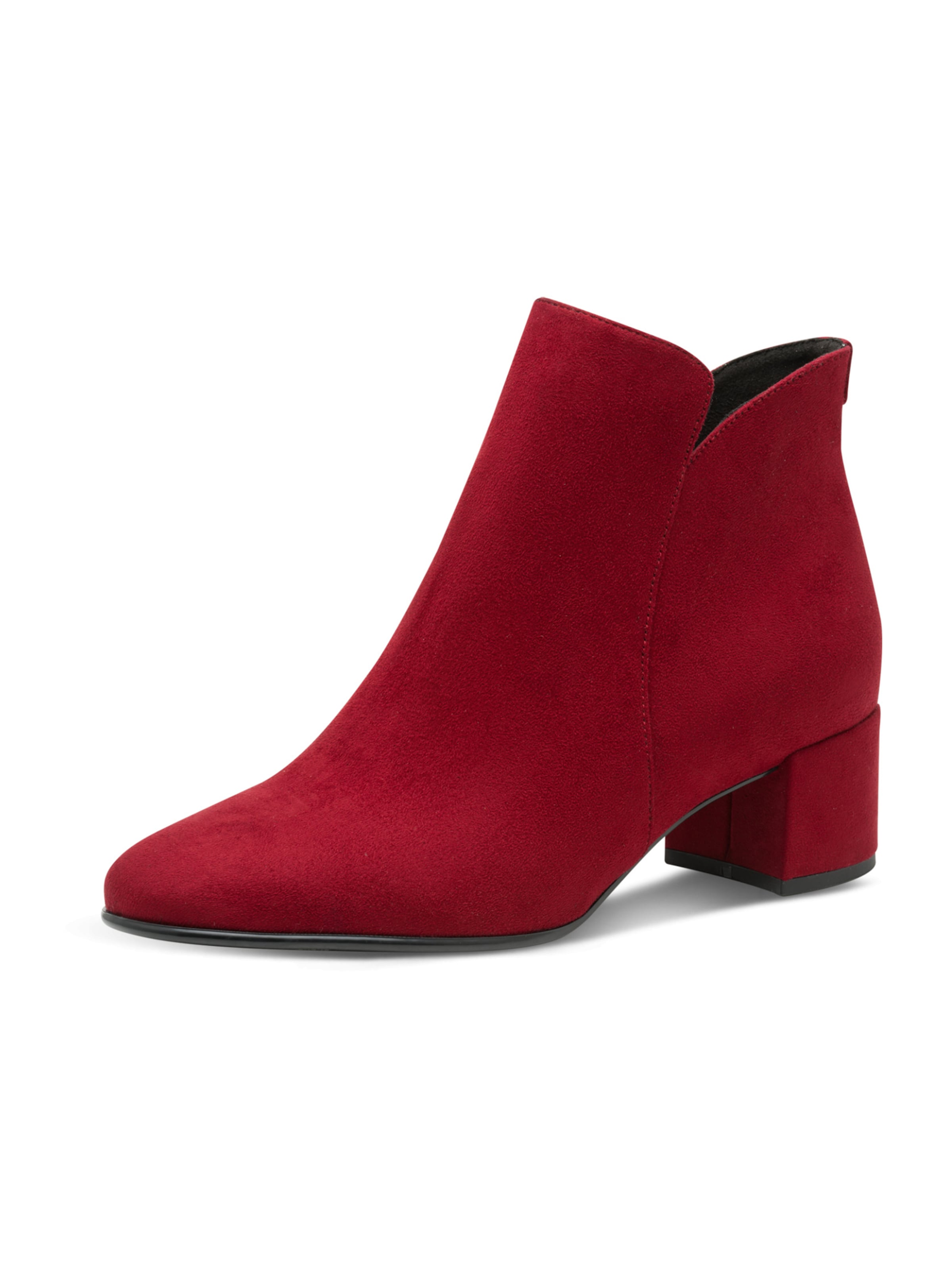 Tamaris Booties in Red: front