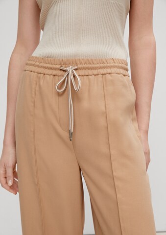 comma casual identity Wide leg Pants in Brown