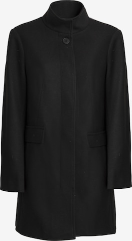 Influencer Mantel in Schwarz: Vorderseite