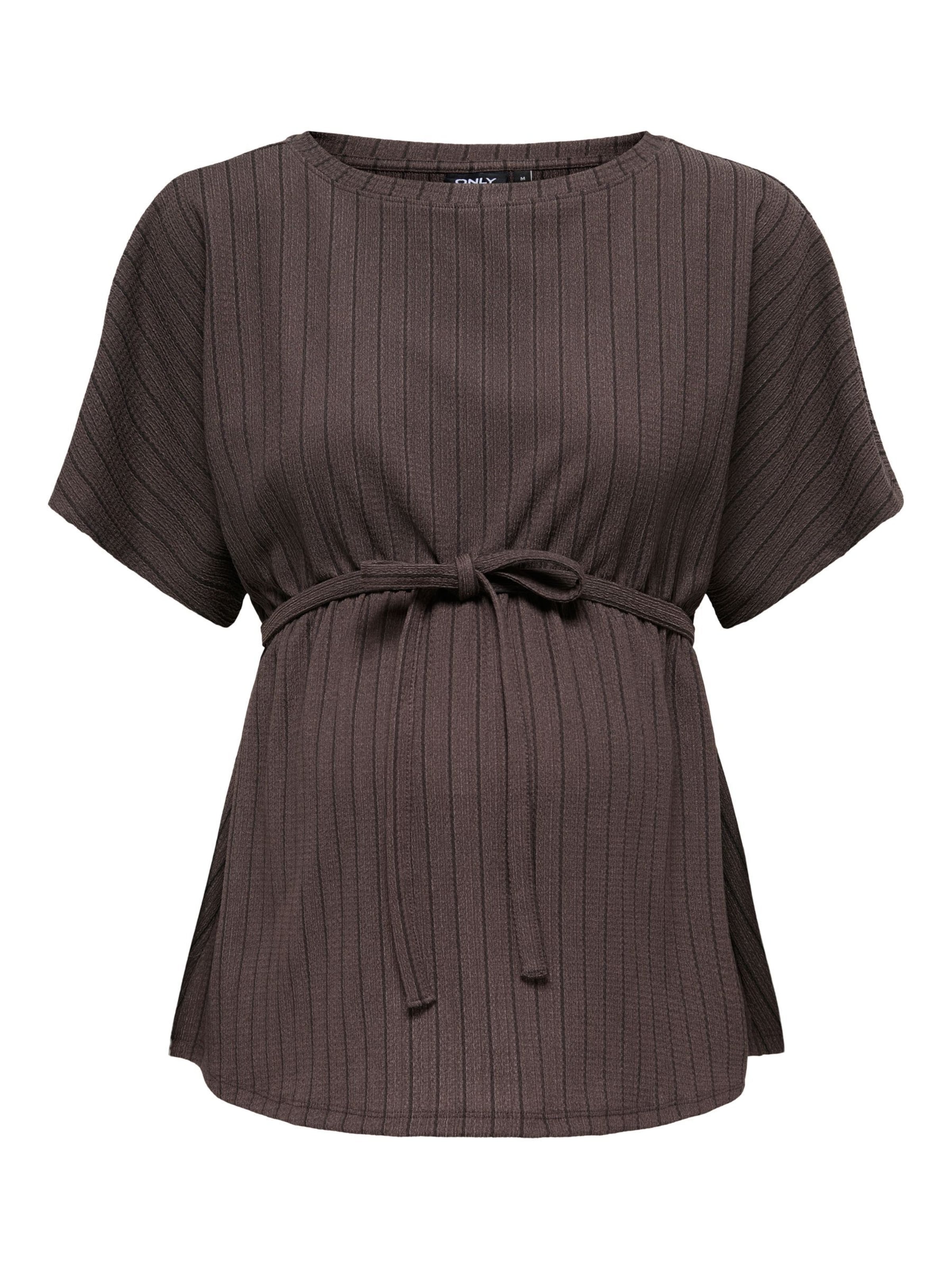 Only Maternity Shirt 'OLMPetris' in Brown
