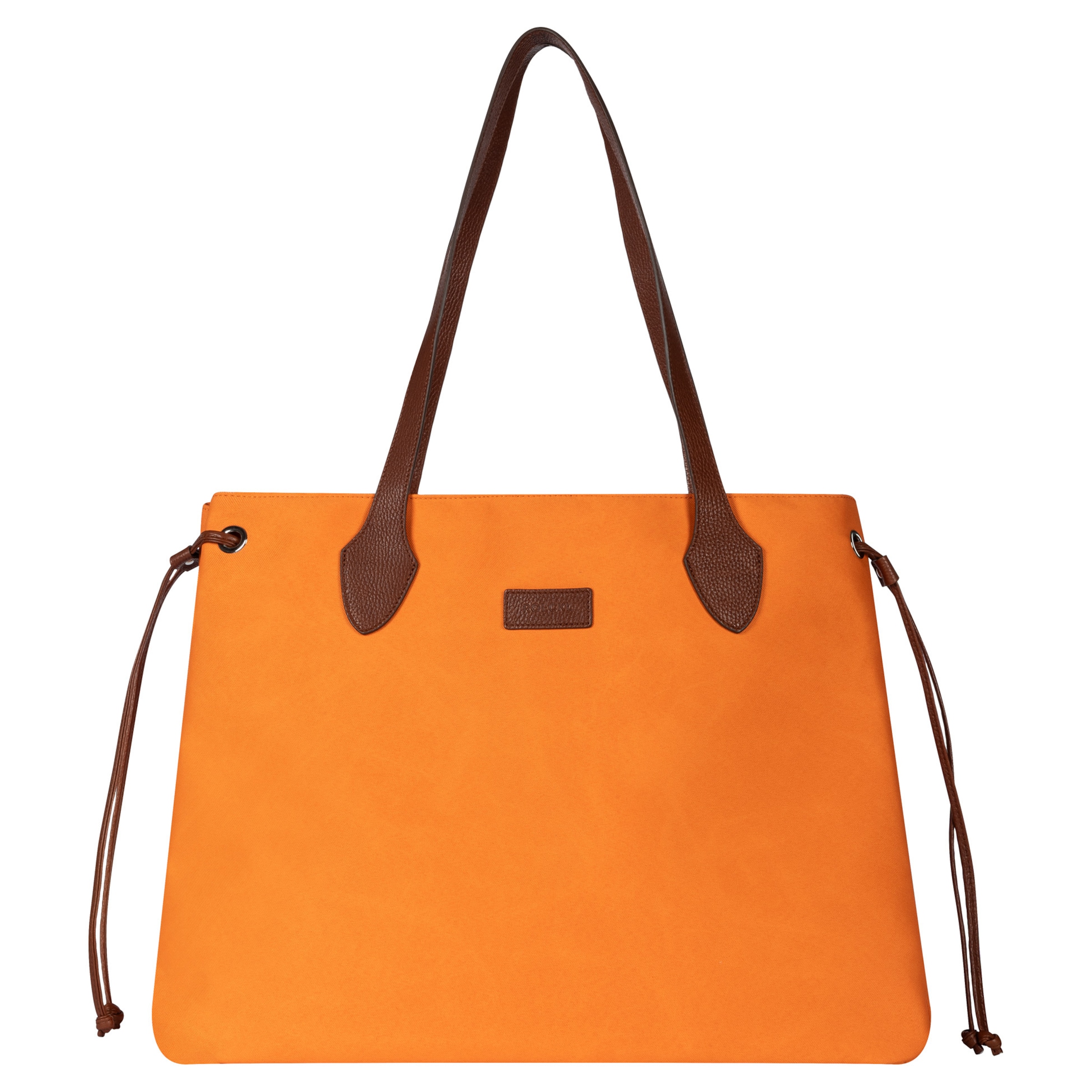 Borsa a spalla di Roeckl in arancione: frontale