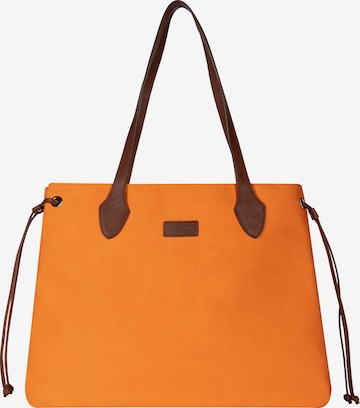 Borsa a spalla di Roeckl in arancione: frontale