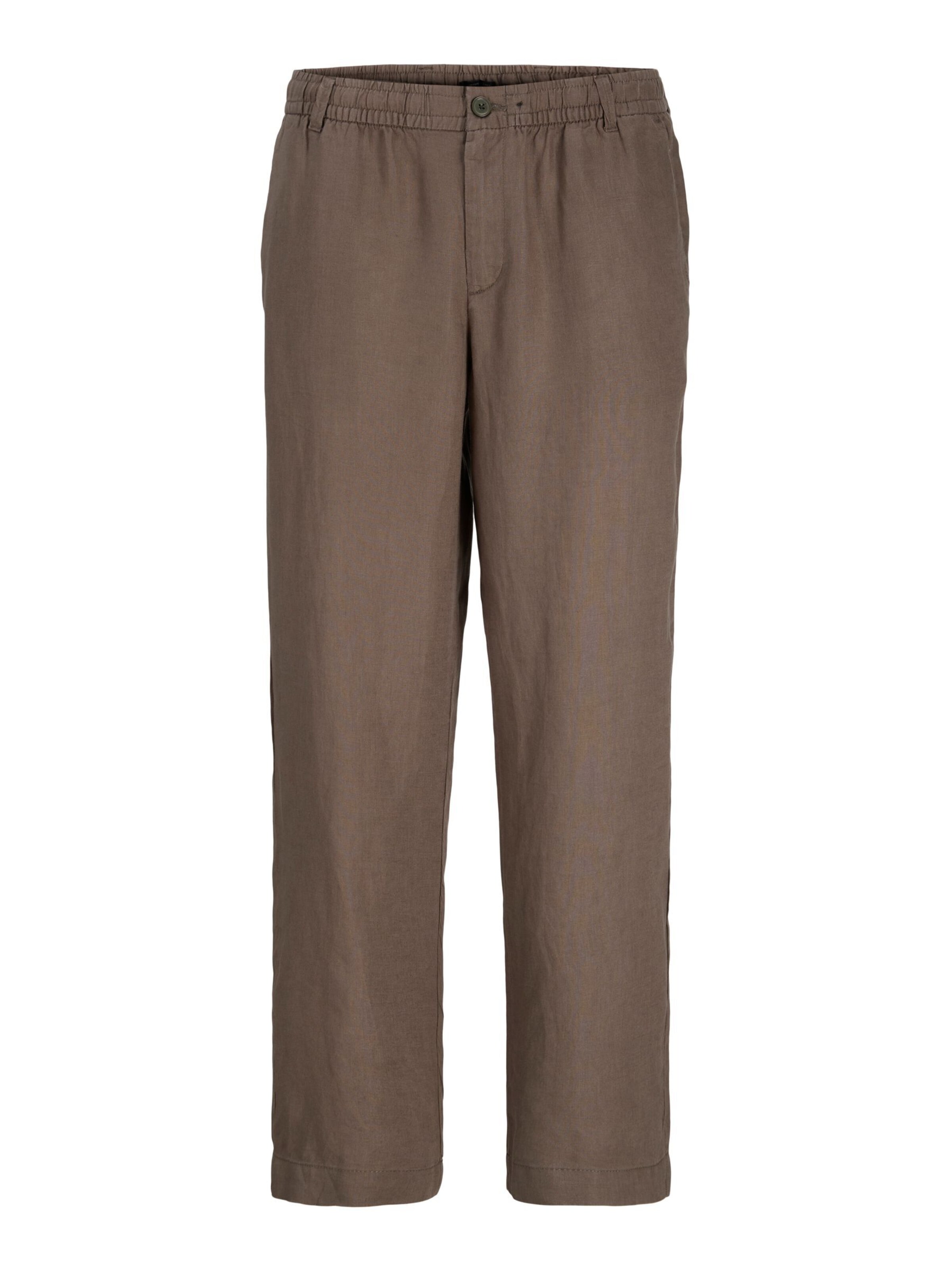 JACK & JONES Chino trousers 'JJKarl Lawrence' in Brown: front