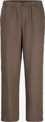 JACK & JONES Chino trousers 'JJKarl Lawrence' in Brown: front