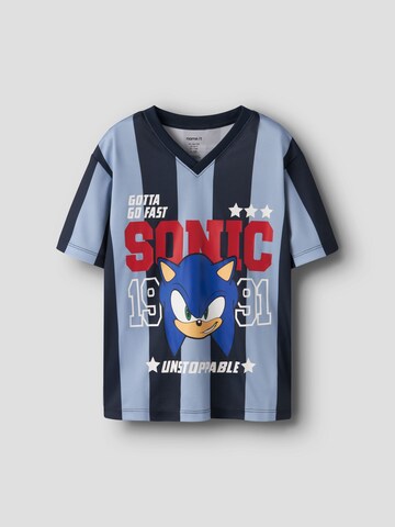 NAME IT - Camiseta 'Sonic the Hedgehog' en azul