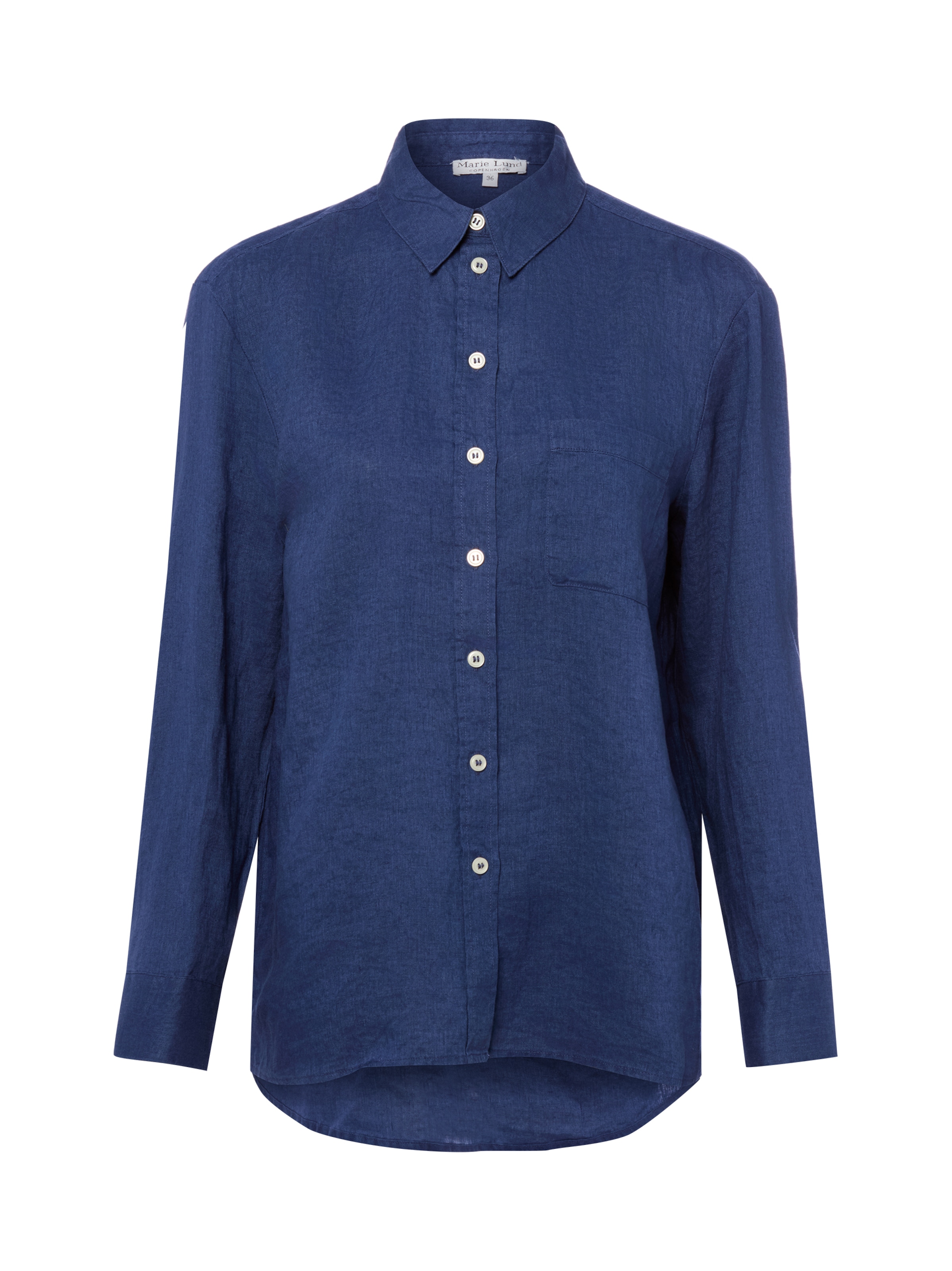 Marie Lund Blouse in Blue: front