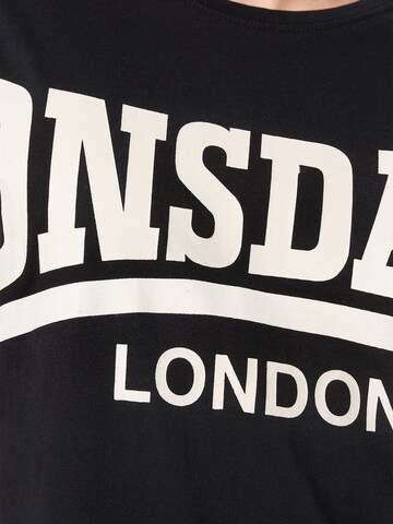 LONSDALE T-Shirt 'York' in Schwarz