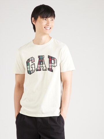 Tricou 'EVERYDAY' de la GAP pe bej: față