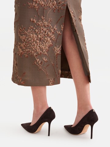 Jupe SEIDENSTICKER en marron