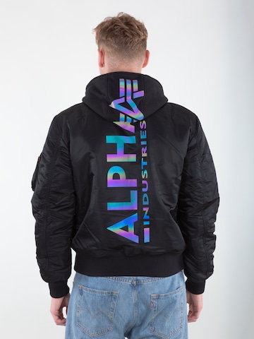 ALPHA INDUSTRIES Tussenjas 'MA-1 ZH' in Zwart: voorkant