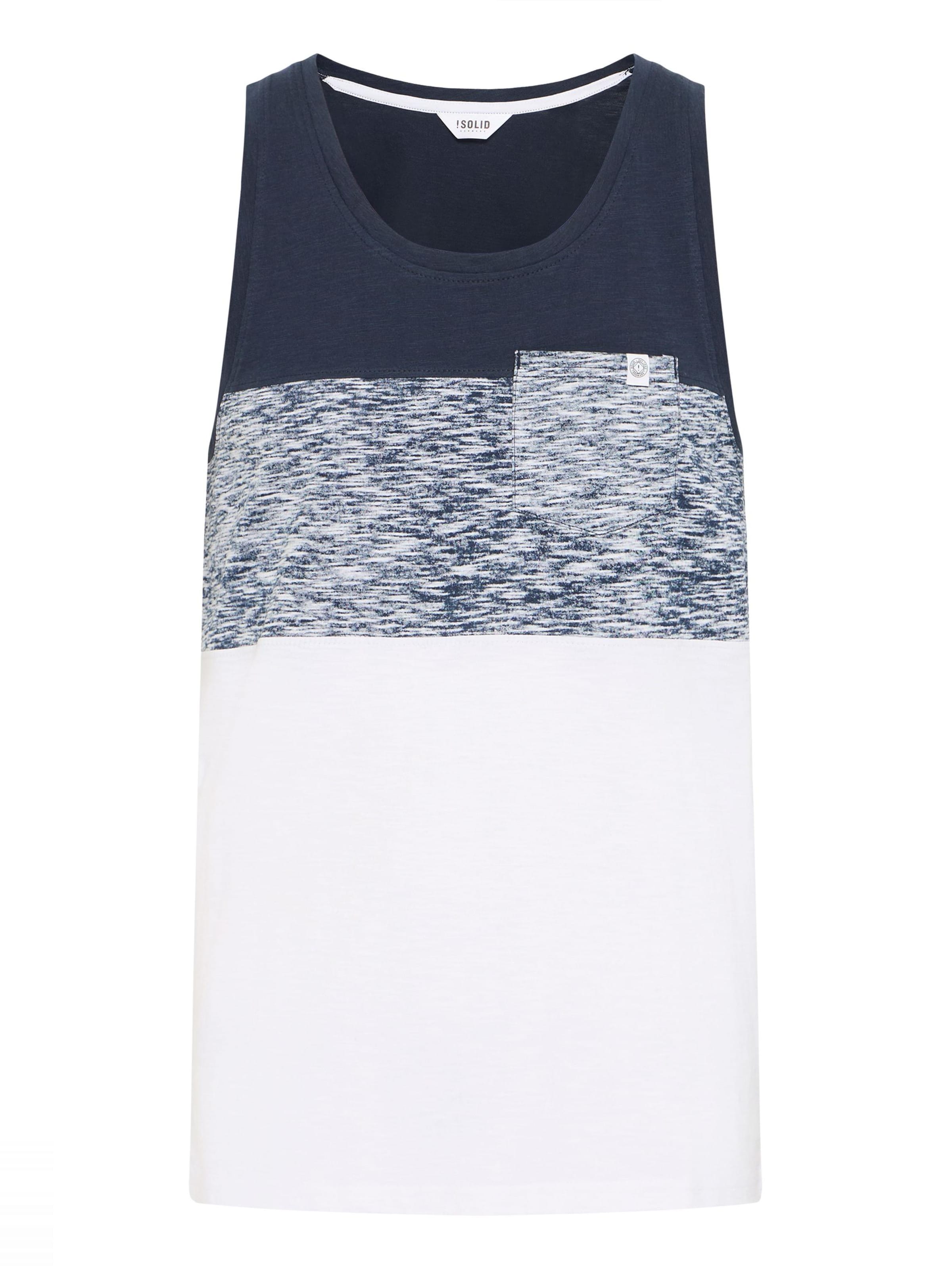 Maglietta ' Sion ' di !Solid in blu: frontale