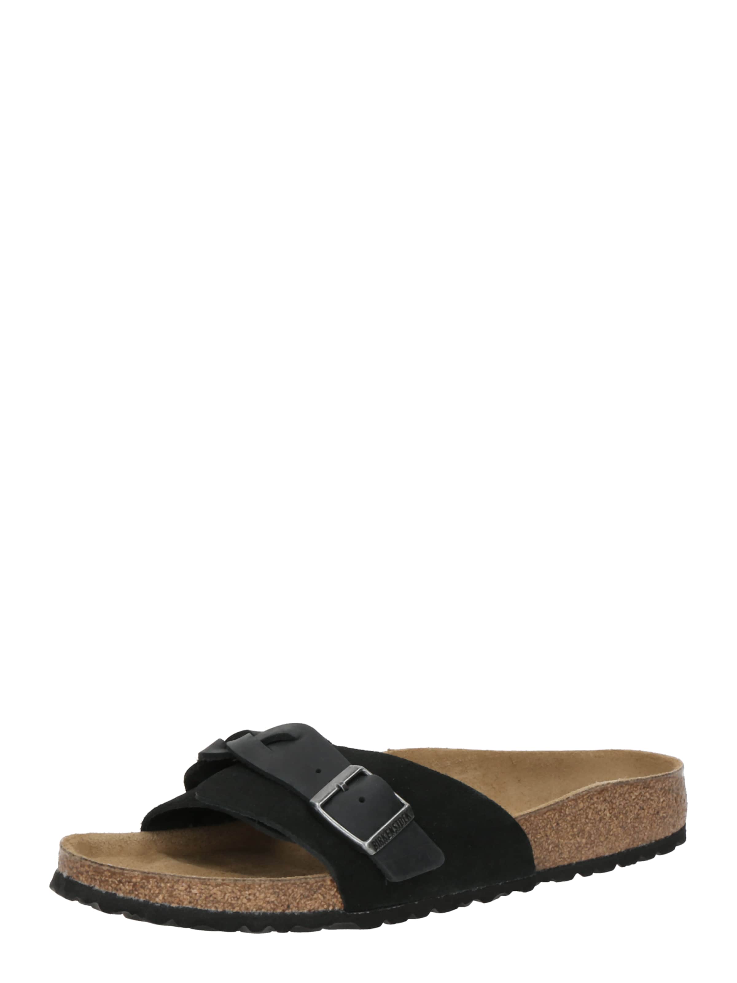 BIRKENSTOCK Mule 'Oita' in Black: front