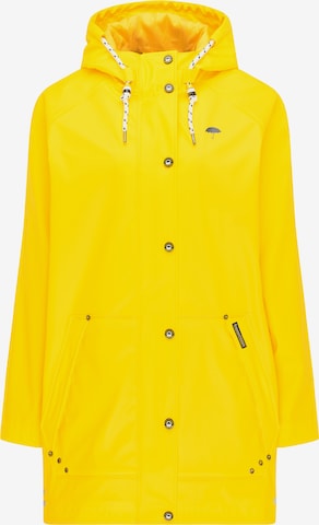 Schmuddelwedda Between-Seasons Coat in Yellow: front