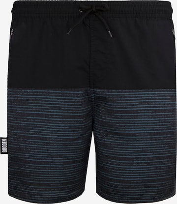 Guggen Mountain Badeshorts 'Badehose 1803-4' in Schwarz: Vorderseite