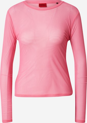 HUGO Red - Camiseta 'Diralina' en rosa: frente