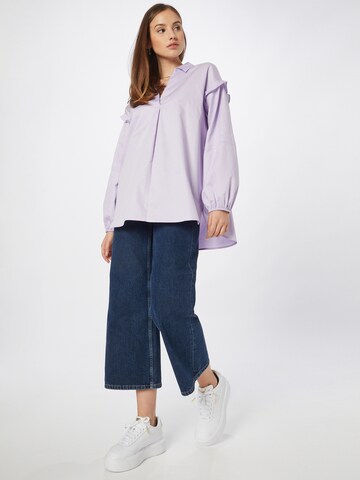 s.Oliver BLACK LABEL Blouse in Purple