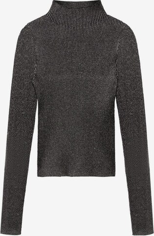 MANGO Sweater in Black: front