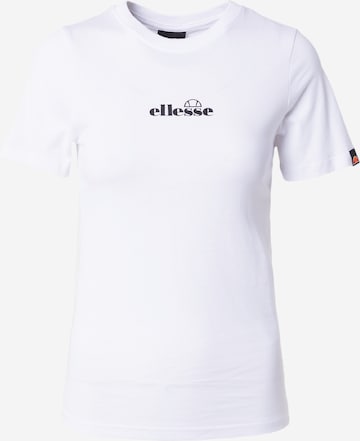 ELLESSE Shirt 'Beckana' in Wit: voorkant