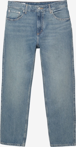 Jeans de la Pull&Bear pe albastru: față