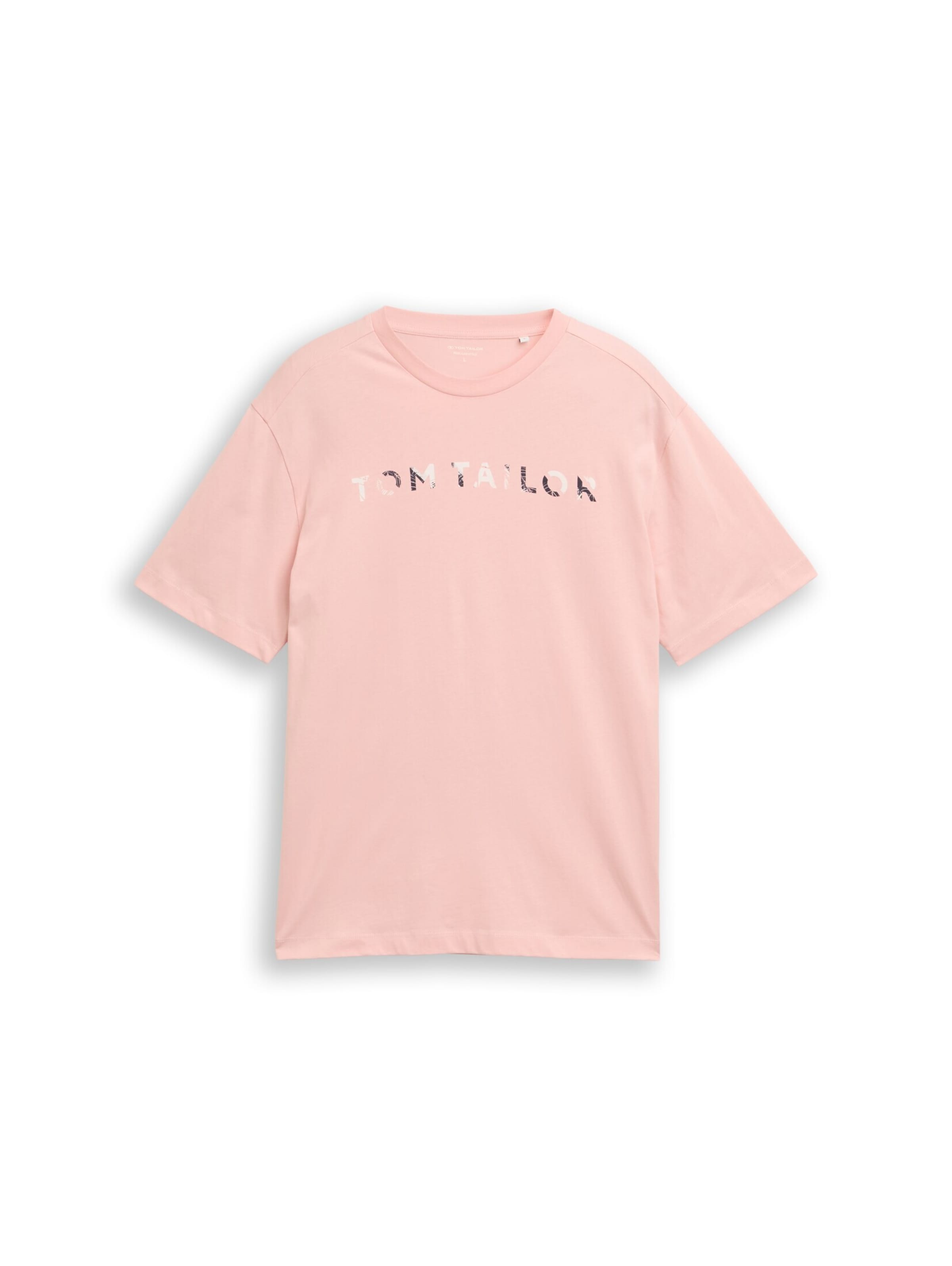 T-Shirt TOM TAILOR en rose : devant