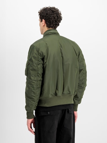 ALPHA INDUSTRIES Between-Season Jacket 'Engine' in Green: back