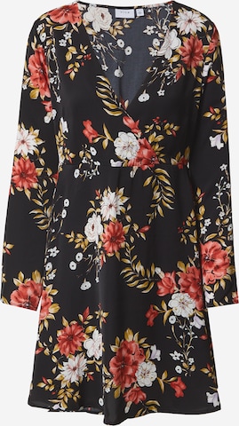 Robe 'BLUME' VILA en noir : devant