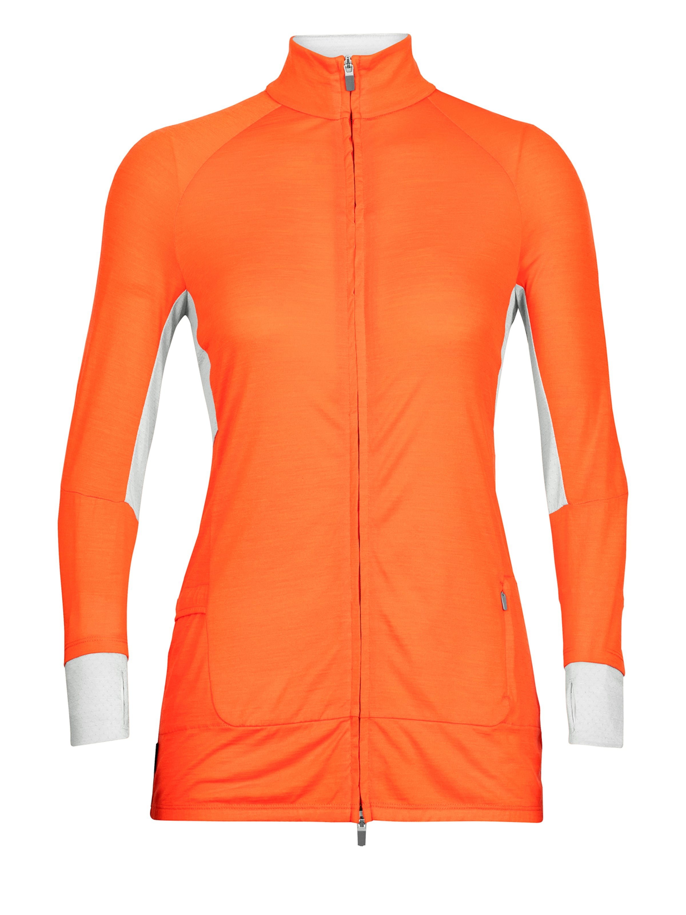 ICEBREAKERSportska sweater majica 'ZoneKnit' - narančasta boja: prednji dio