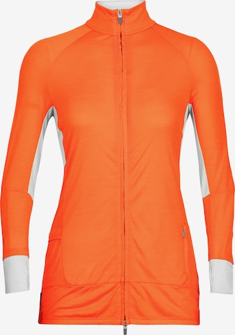 ICEBREAKERSportska sweater majica 'ZoneKnit' - narančasta boja: prednji dio
