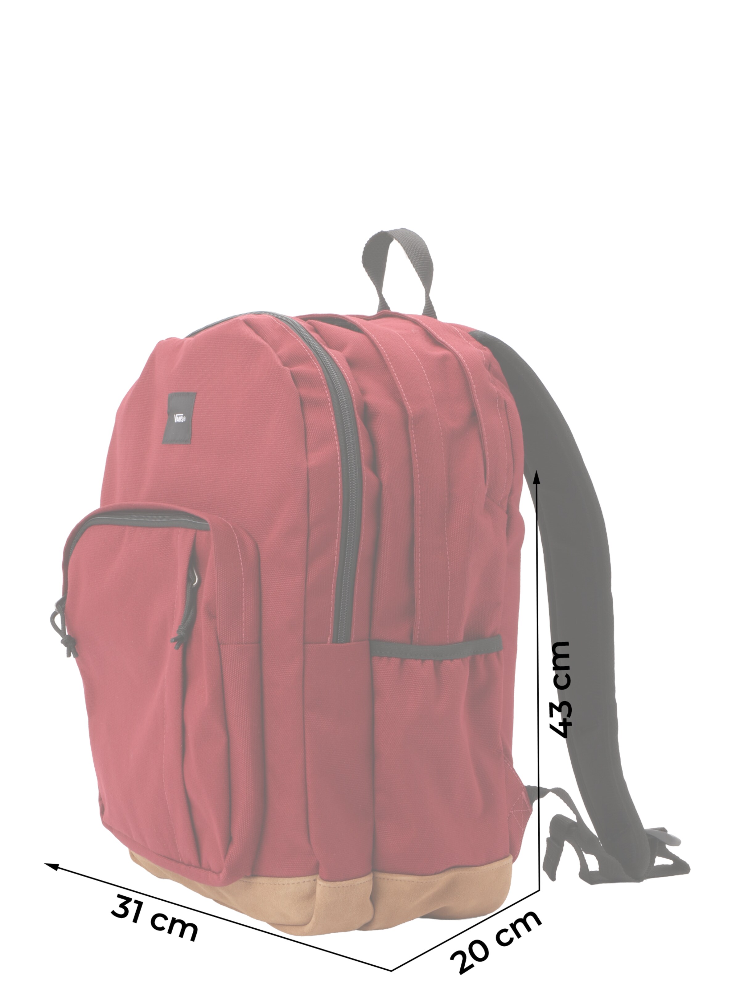 VANS Backpack 'Old Skool' in Red: front