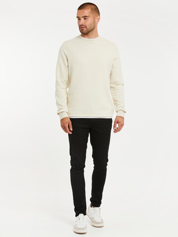 Sweat-shirt 'Kisele' Threadbare en beige