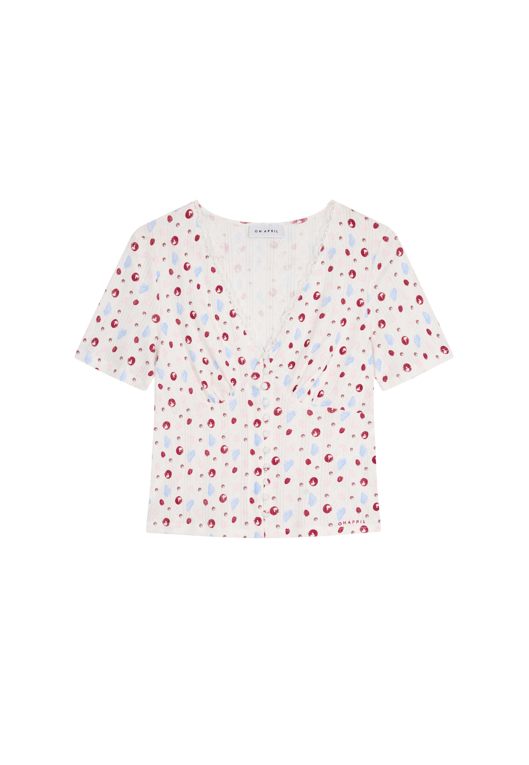 OH APRIL Shirt 'Vianne' in Beige: Vorderseite