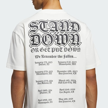 ADIDAS PERFORMANCE Functioneel shirt 'Anthony Edwards Stand Down' in Wit