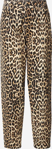 co'coutureLoosefit Traperice s naborima - smeđa boja: prednji dio