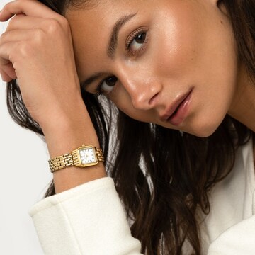 Mockberg Analog Watch in Gold: front