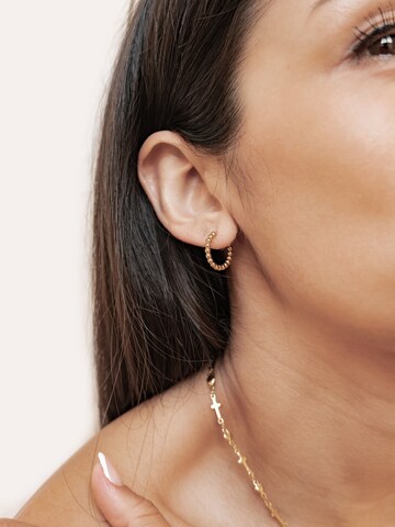 Hey Happiness Earrings in Gold