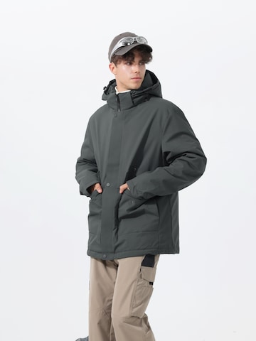 YOUTHUP Winter Jacket 'Kuschel' in Grey
