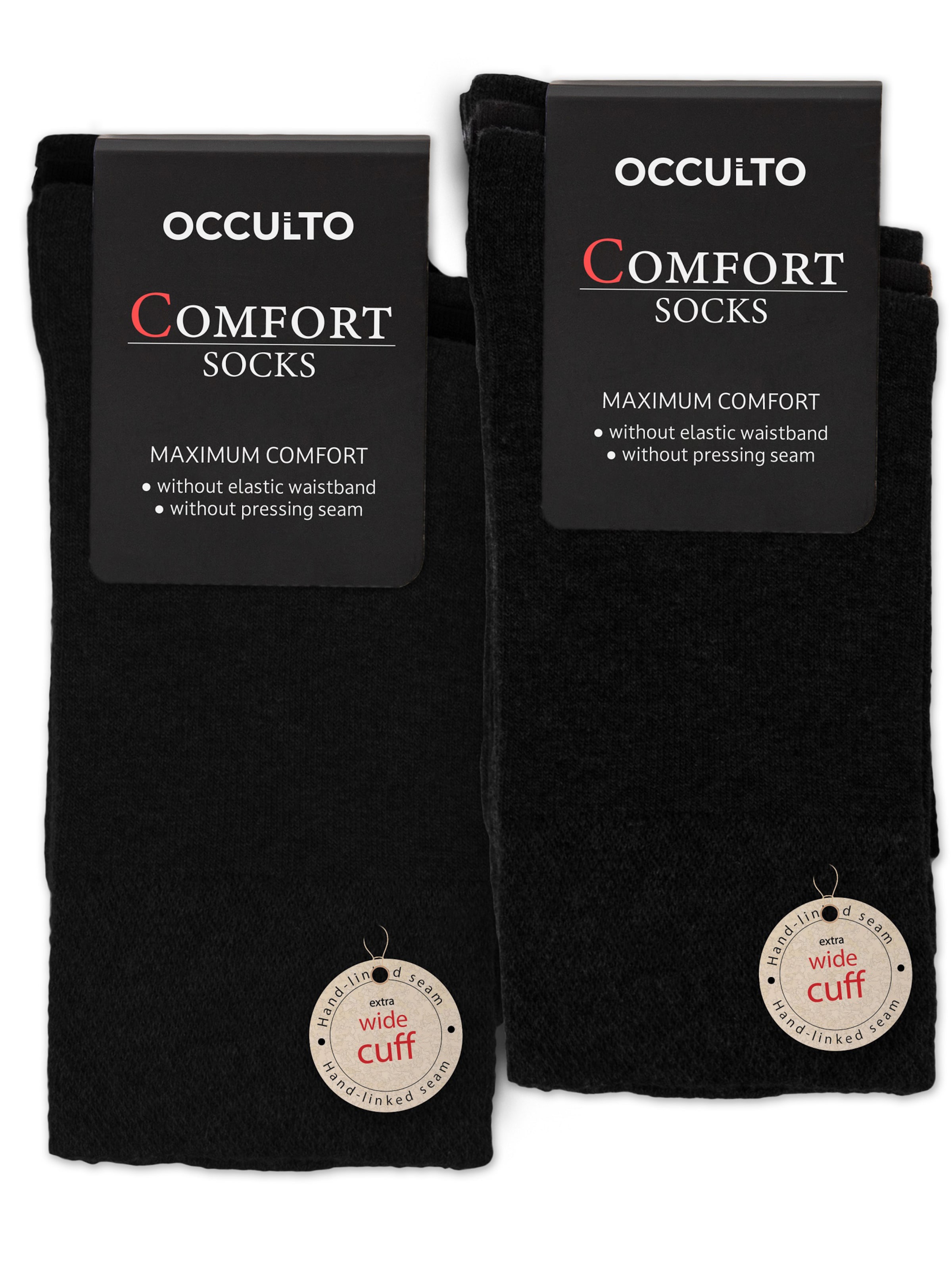 Occulto Socks 'Philipp' in Black: front