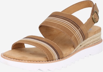 Sandale cu baretă SKECHERS pe maro / maro deschis / maro închis / alb, Vizualizare produs