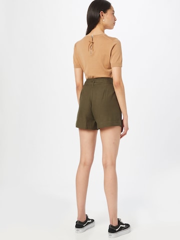 ONLY Loose fit Pleat-Front Pants 'Viva' in Green