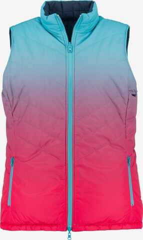 Ulla Popken Bodywarmer in Blauw: voorkant