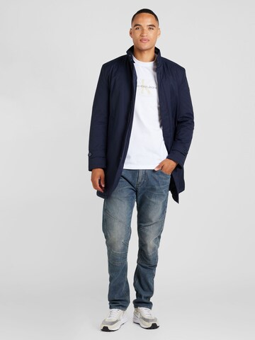 Calvin Klein Jeans T-Shirt 'DISTRESSED' in Weiß