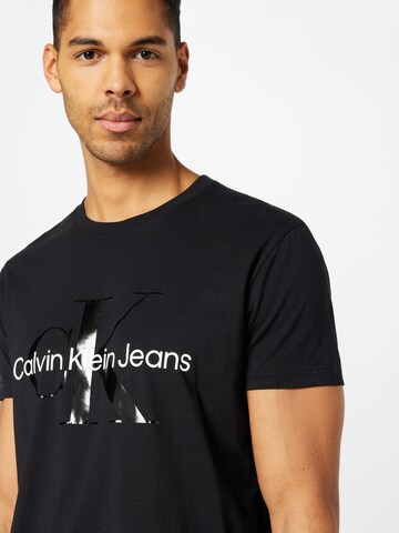 Calvin Klein Jeans Plus Póló - fekete