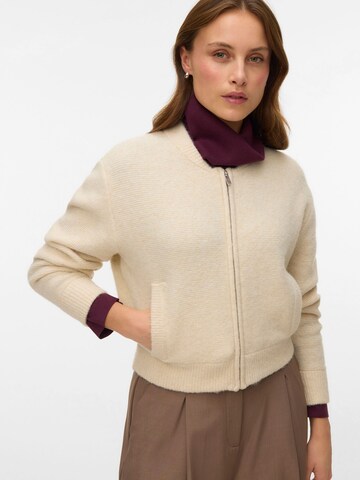 Cardigan 'VMHanna' VERO MODA en beige : devant