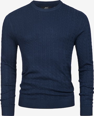 Pull-over 'Camden' JEFF en bleu : devant
