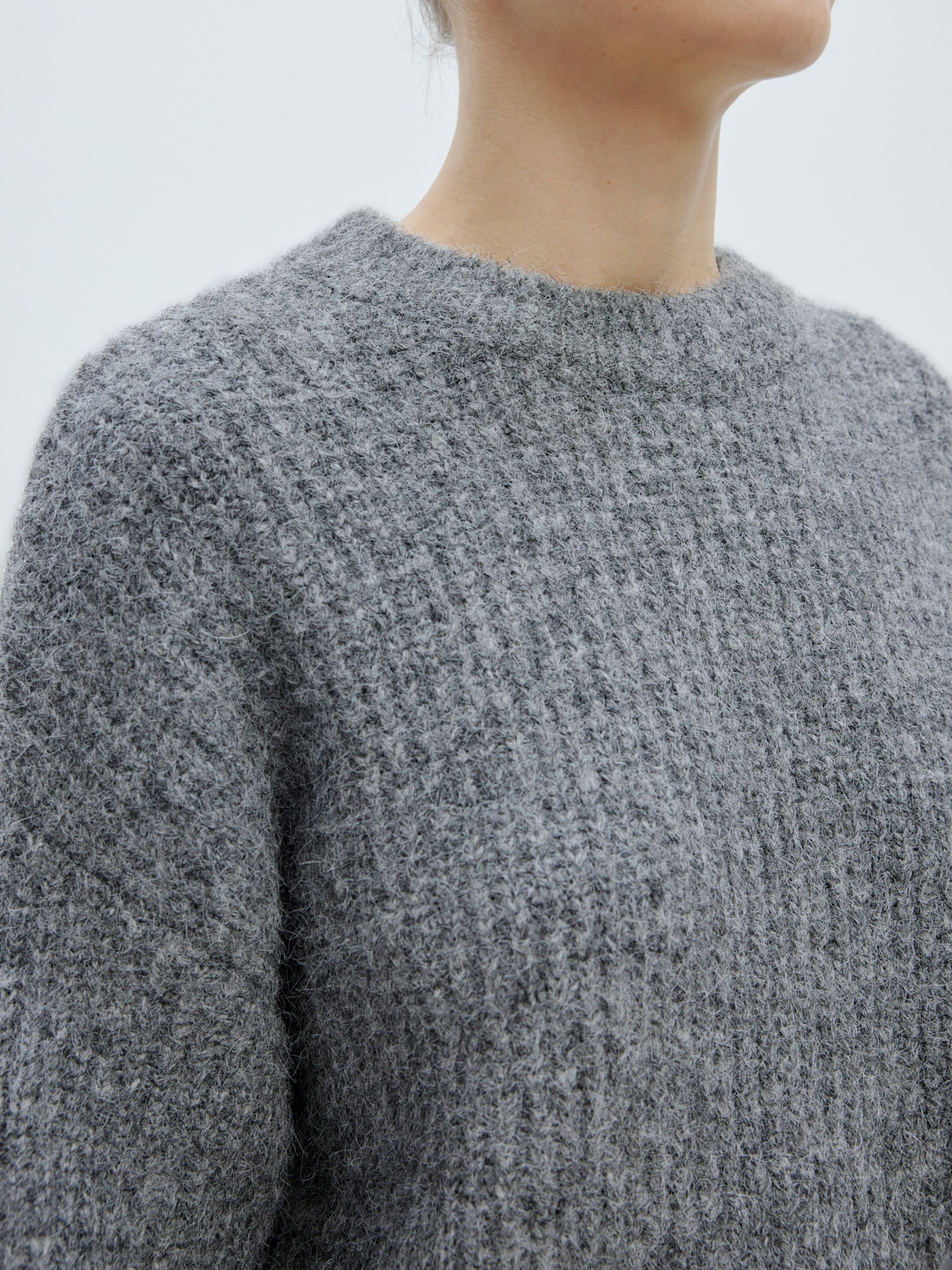 EDITED Produkte Pullover 'Salome' - graumeliert